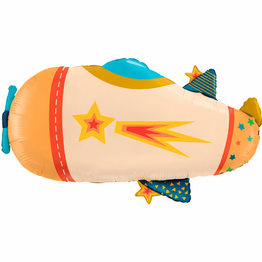 Rocket Plane Foil Balloon 74 cm - Confetti Party Store Balloons Limassol