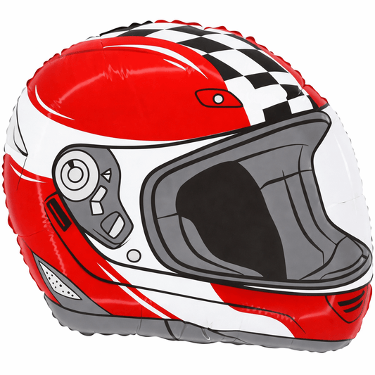 Racing Helmet Foil Balloon 38 cm - Confetti Party Store Balloons Limassol