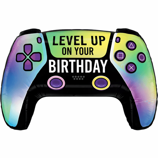 Gaming Controller Birthday Foil Balloon 76 cm - Confetti Party Store Balloons Limassol