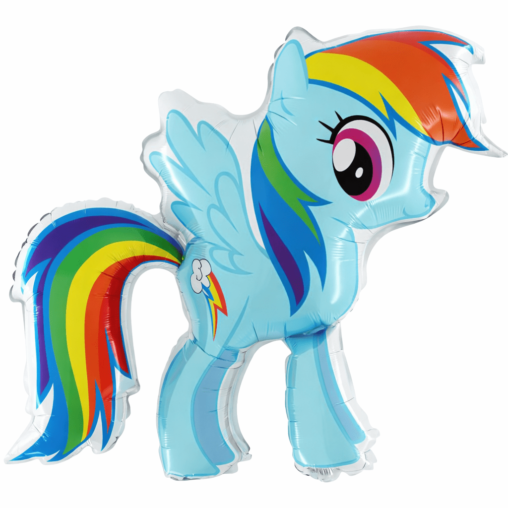 Rainbow Pony Foil Balloon 84 cm - Confetti Party Store Balloons Limassol
