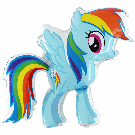 Rainbow Pony Foil Balloon 84 cm - Confetti Party Store Balloons Limassol