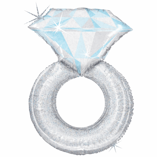 Diamond Ring Foil Balloon 79 cm - Confetti Party Store Balloons Limassol