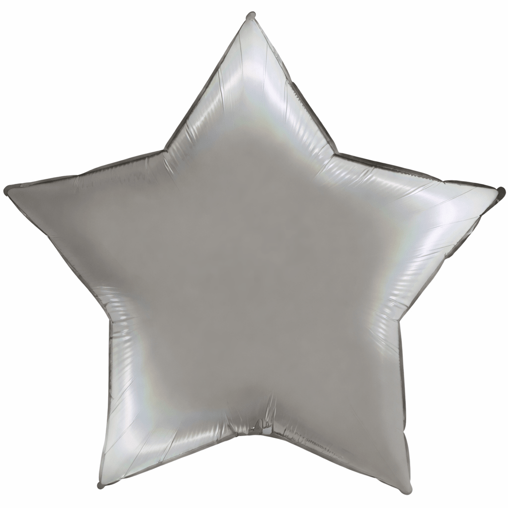 Platinum Star Foil Balloon 91 cm - Confetti Party Store Balloons Limassol
