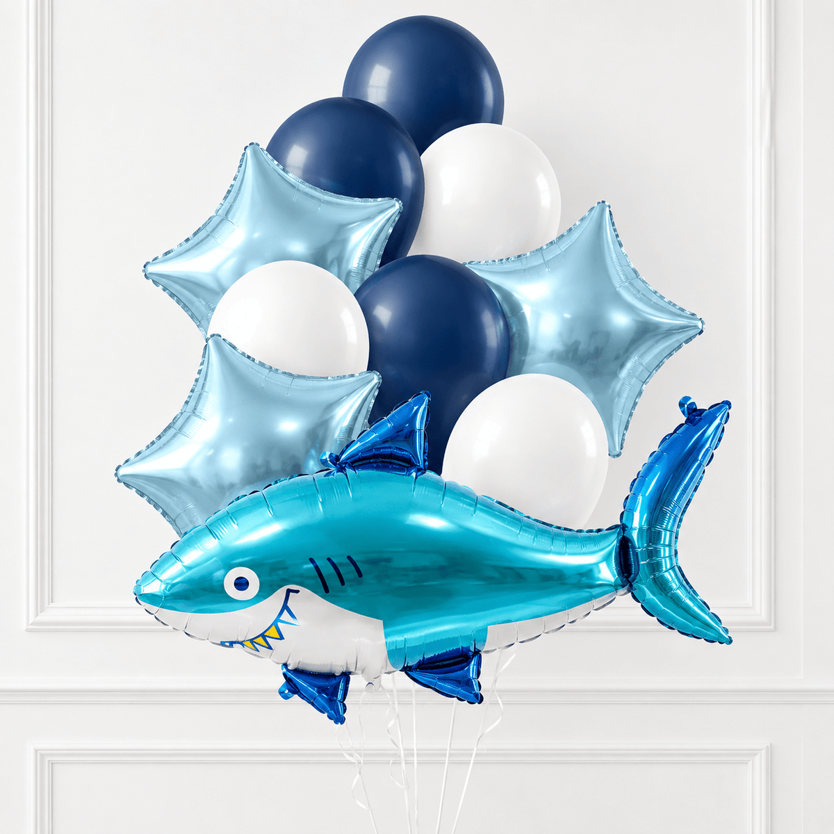 Blue Shark Helium Balloon Set - Confetti Party Store Balloons Limassol