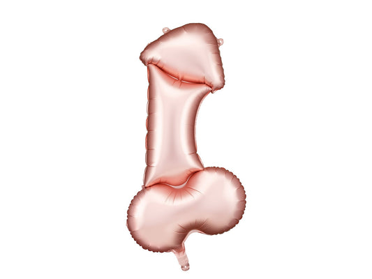 Penis Foil Balloon Rose Gold 112cm - Confetti Party Store Balloons Limassol