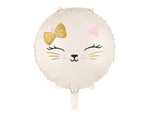 Round Cat Foil Balloon 43cm - Confetti Party Store Balloons Limassol