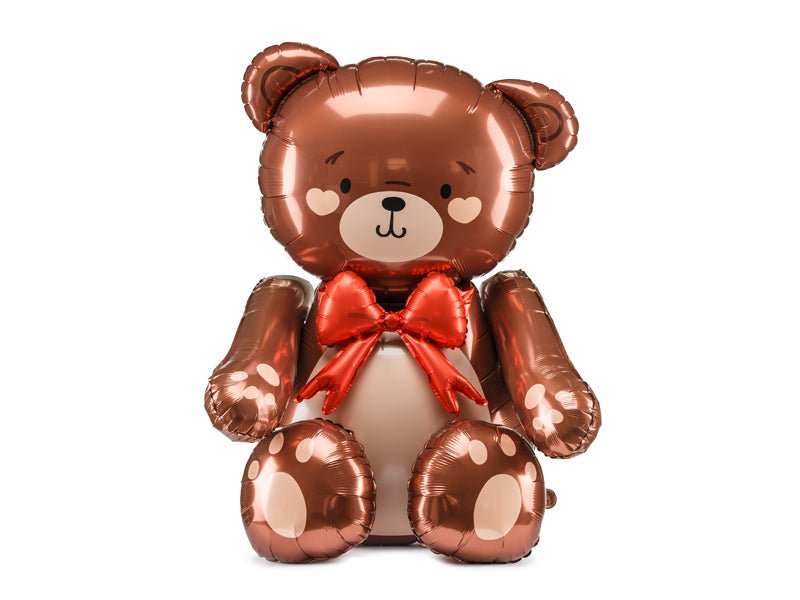 Standing Teddy Bear Foil Balloon 84 cm - Confetti Party Store Balloons Limassol