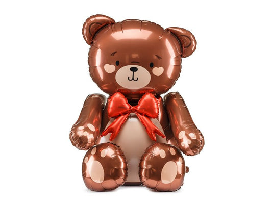 Standing Teddy Bear Foil Balloon 84 cm - Confetti Party Store Balloons Limassol