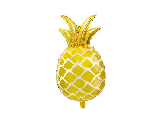Pineapple Foil Balloon Gold 63cm - Confetti Party Store Balloons Limassol