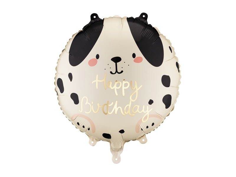Happy Birthday Dog Foil Balloon 35 cm - Confetti Party Store Balloons Limassol