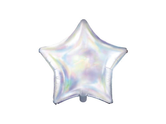 Star Foil Balloon Iridescent 46cm - Confetti Party Store Balloons Limassol
