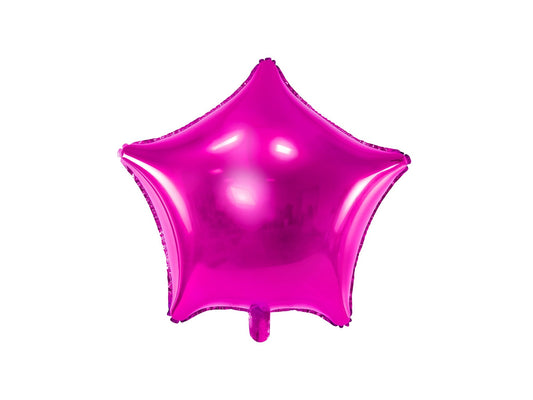Star Foil Balloon Dark Pink 46cm - Confetti Party Store Balloons Limassol