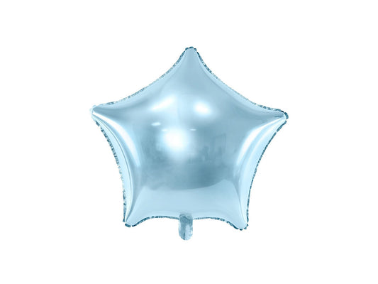 Star Foil Balloon Sky Blue 46cm - Confetti Party Store Balloons Limassol