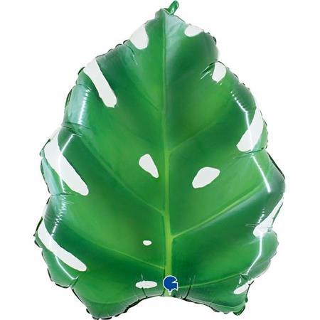 Tropical Leaf Foil Balloon 46 cm - Confetti Party Store Balloons Limassol