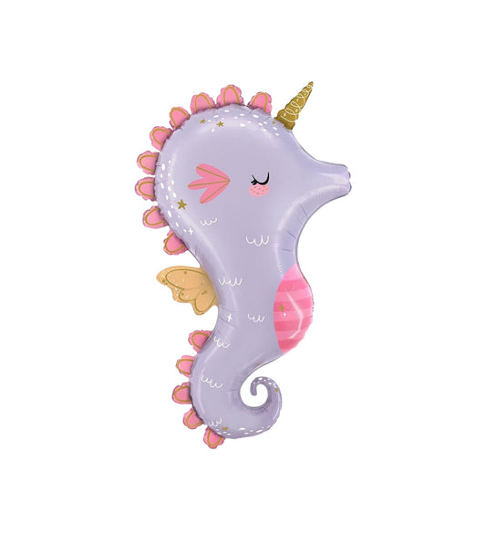 Magical Seahorse Foil Balloon 91cm - Confetti Party Store Balloons Limassol