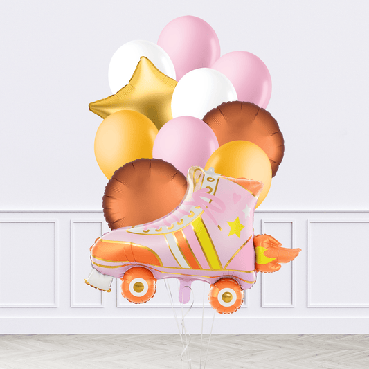 Roller Skate Inflated Balloon Package - Confetti Party Store