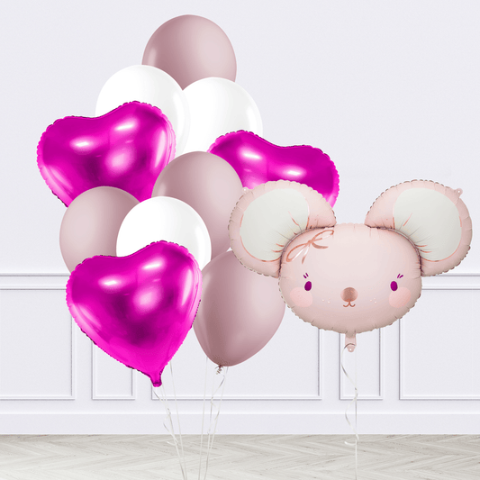 Cute Mouse Inflated Balloon Package - Confetti Party Store Balloons Limassol