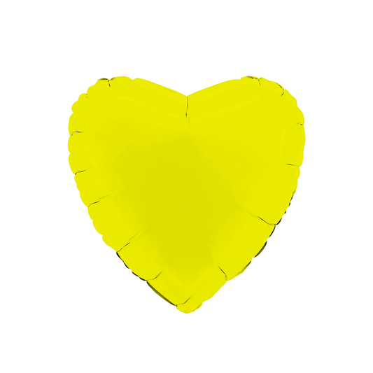 Heart Balloon Matte Lime Green 46 cm - Confetti Party Store Balloons Limassol