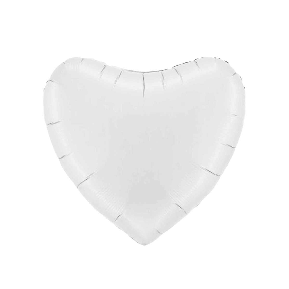 Heart Balloon Satin White 91 cm - Confetti Party Store Balloons Limassol
