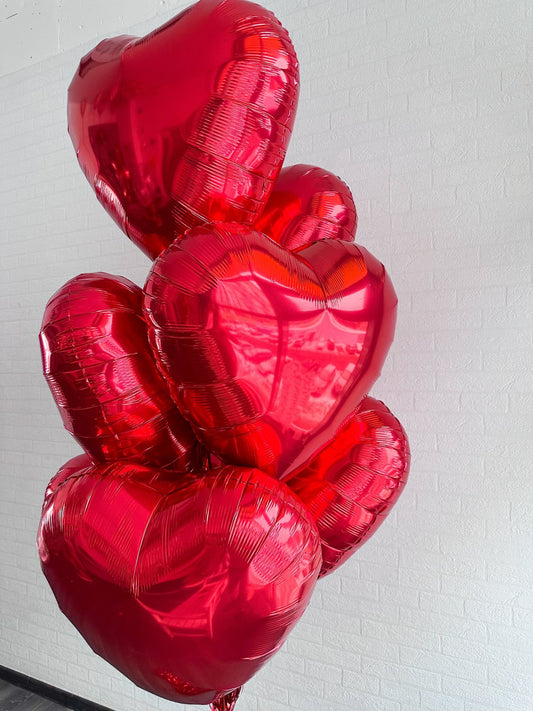 ❤️ Grand Red Heart Balloon Bouquet - Confetti Party Store Balloons Limassol
