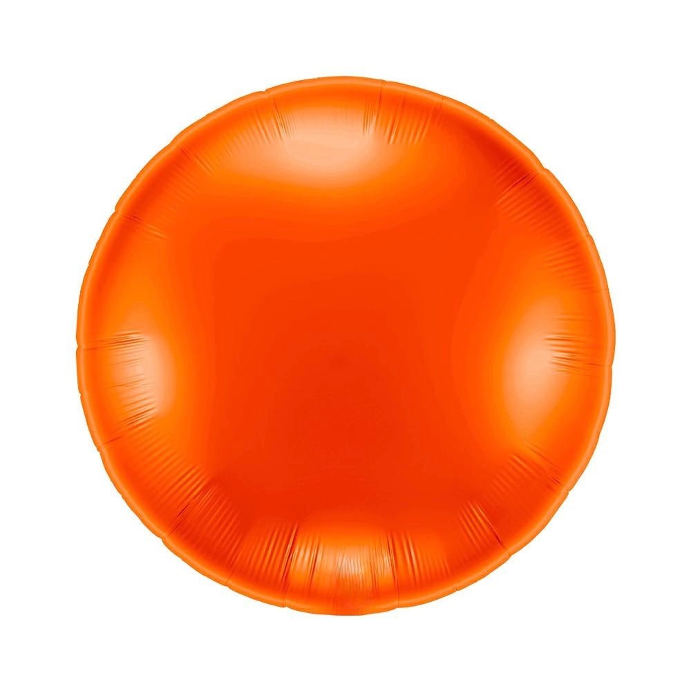 Circle Balloon Orange 30 cm - Confetti Party Store Balloons Limassol