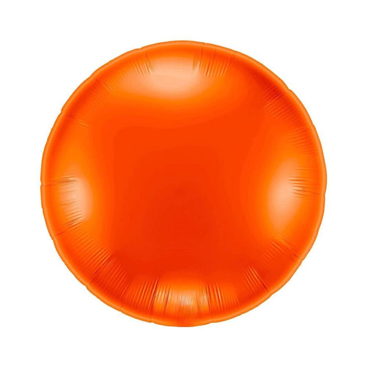 Circle Balloon Orange 30 cm - Confetti Party Store Balloons Limassol