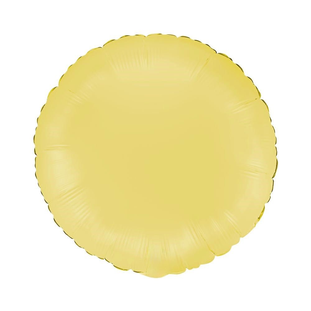 Circle Balloon Matte Yellow 30 cm - Confetti Party Store Balloons Limassol