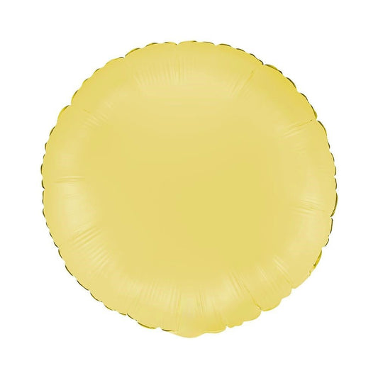 Circle Balloon Matte Yellow 30 cm - Confetti Party Store Balloons Limassol