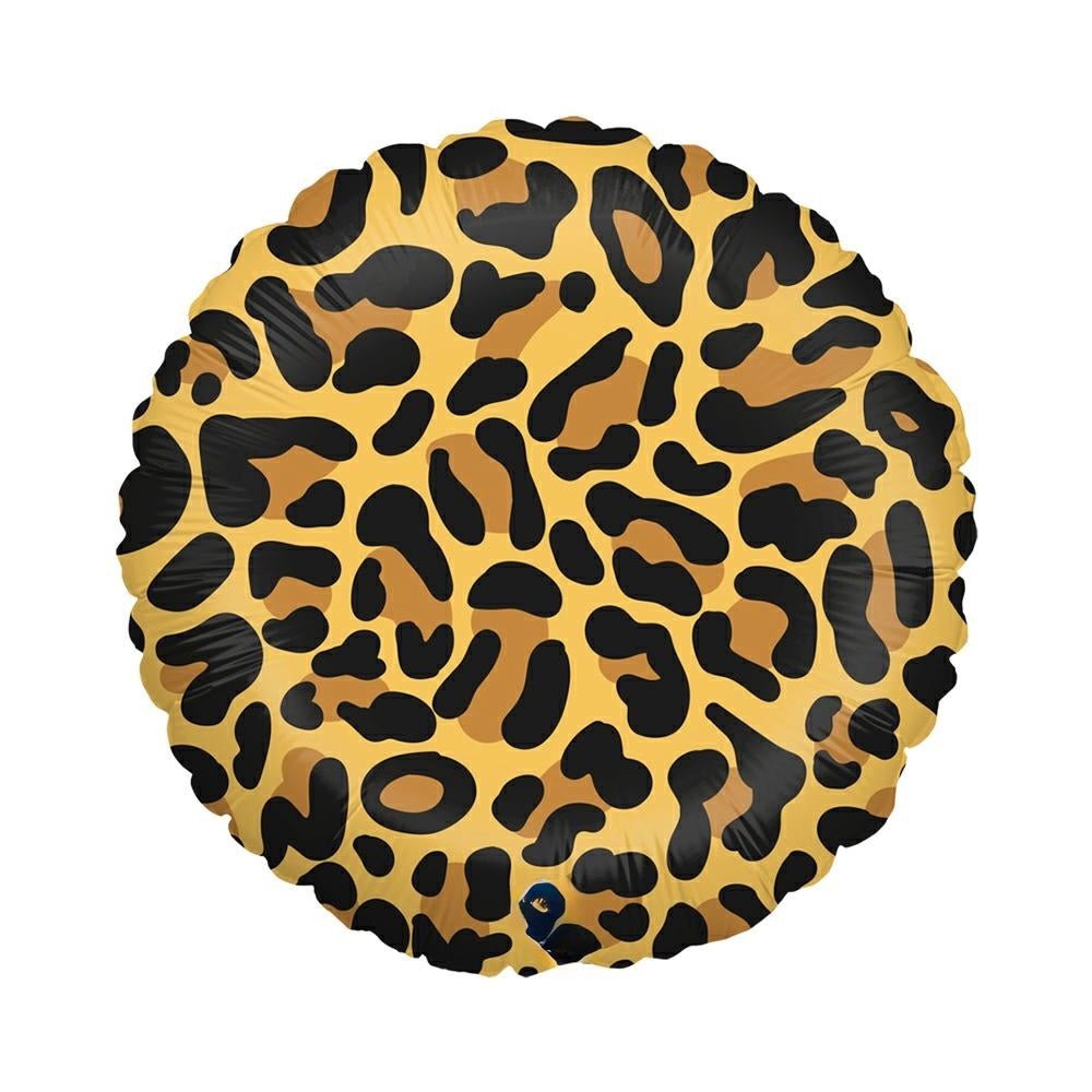Circle Balloon Leopard Print 30 cm - Confetti Party Store Balloons Limassol
