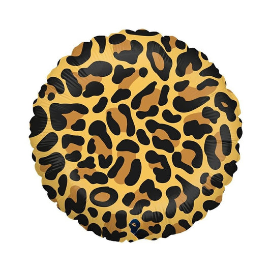 Circle Balloon Leopard Print 30 cm - Confetti Party Store Balloons Limassol