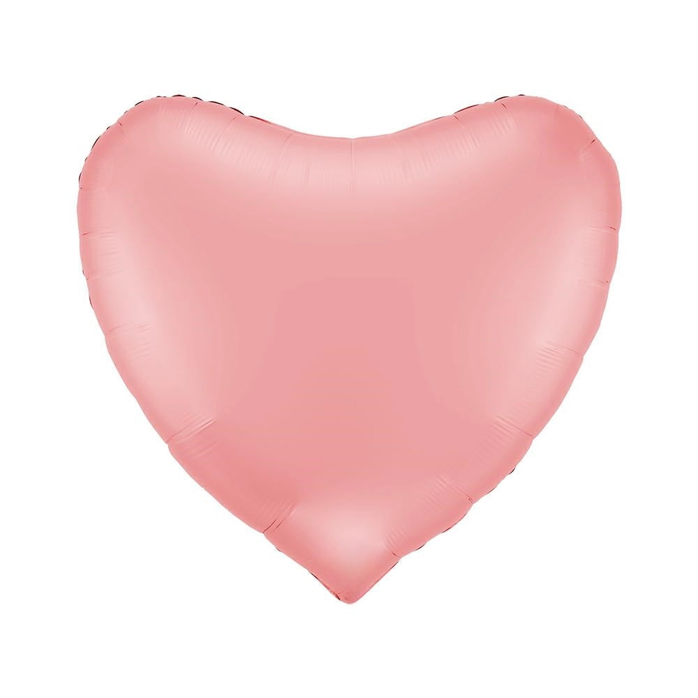 Big Heart Pastel Pink Foil Balloon 91cm