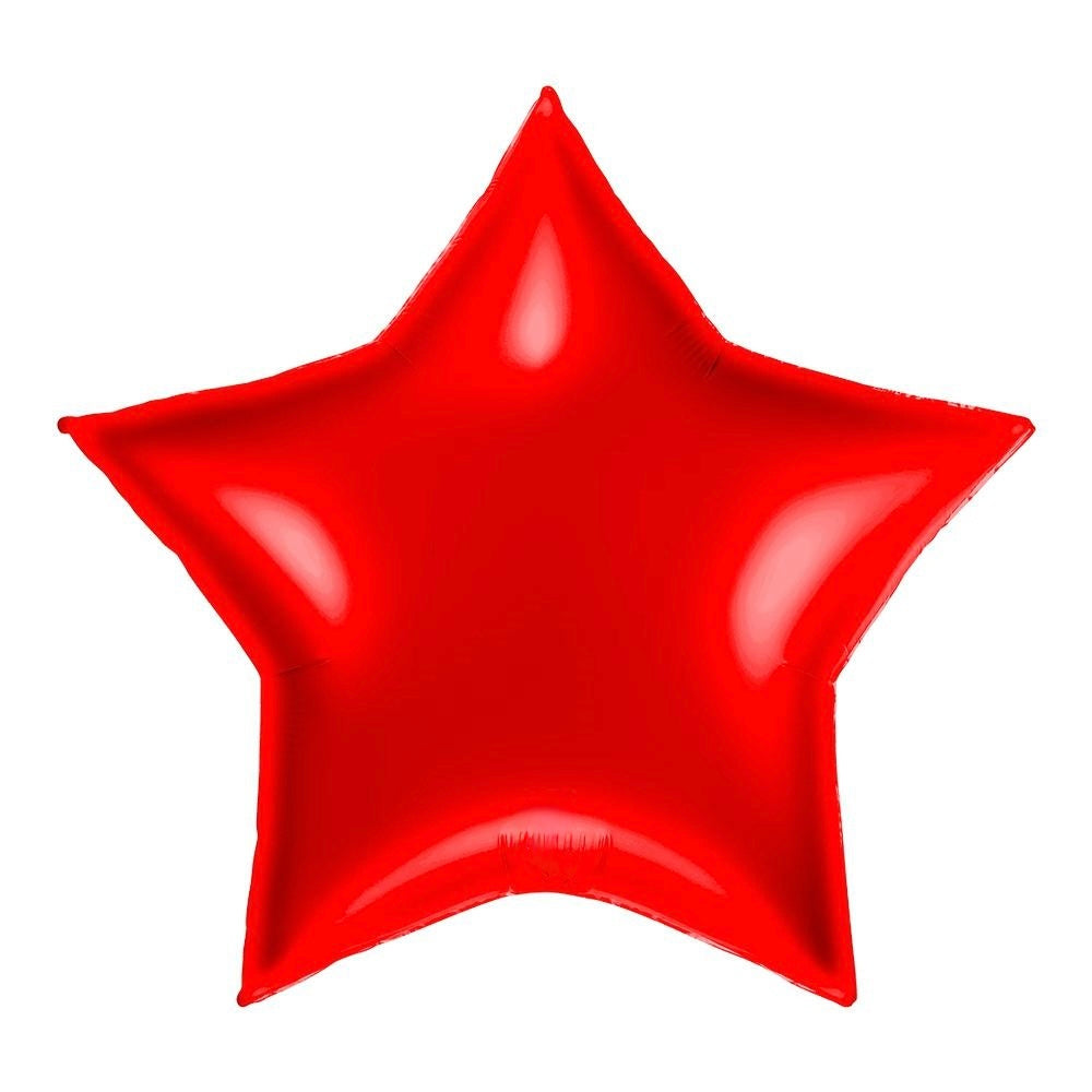 Big Star Red Foil Balloon 91cm