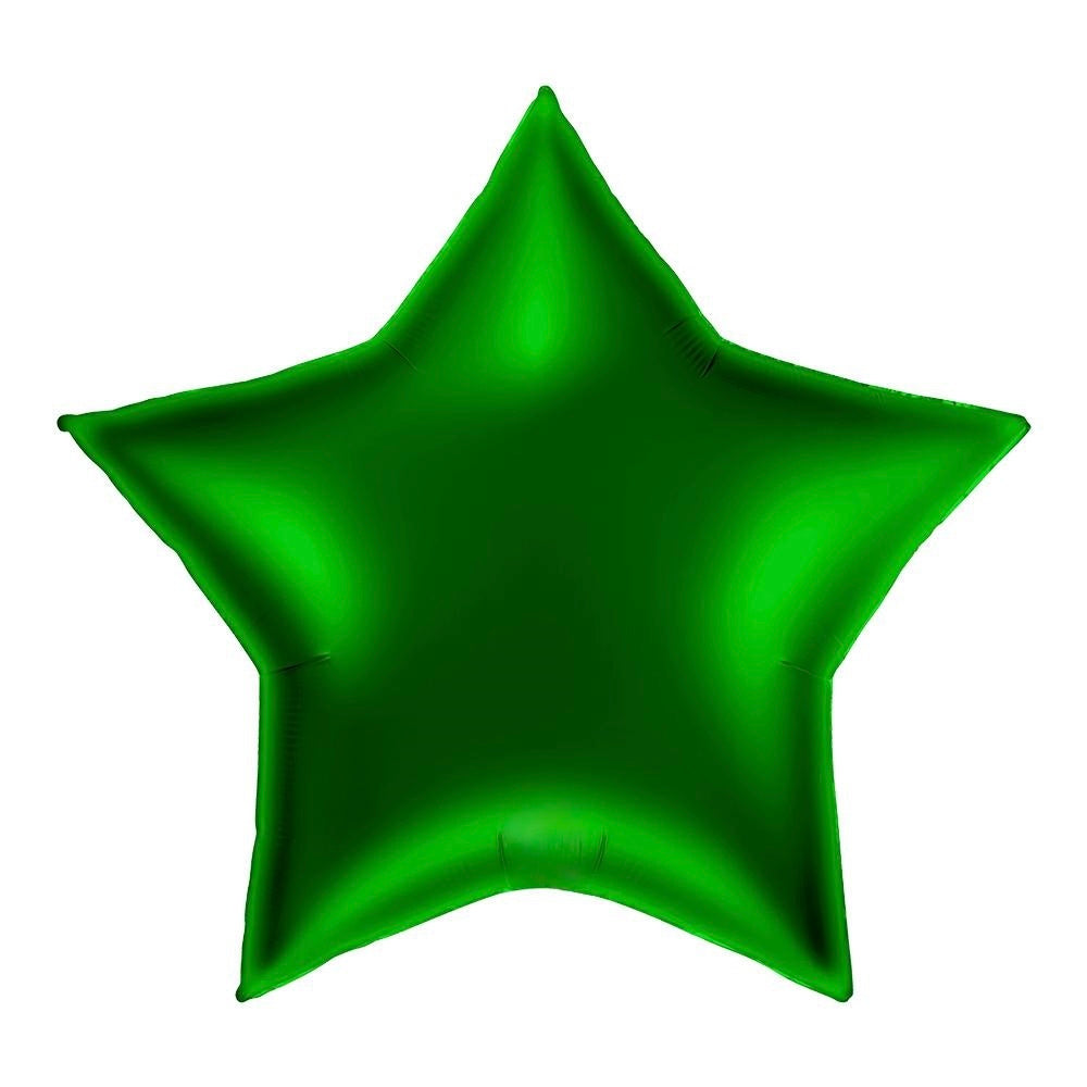 Big Star Green Foil Balloon 91cm