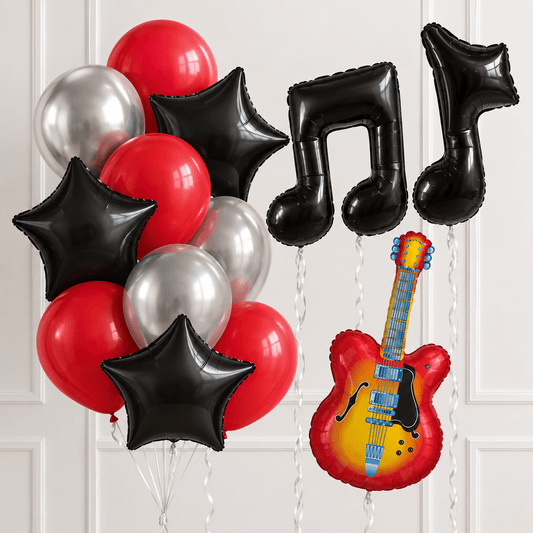 Music Party Helium Balloon Set - Confetti Party Store Balloons Limassol