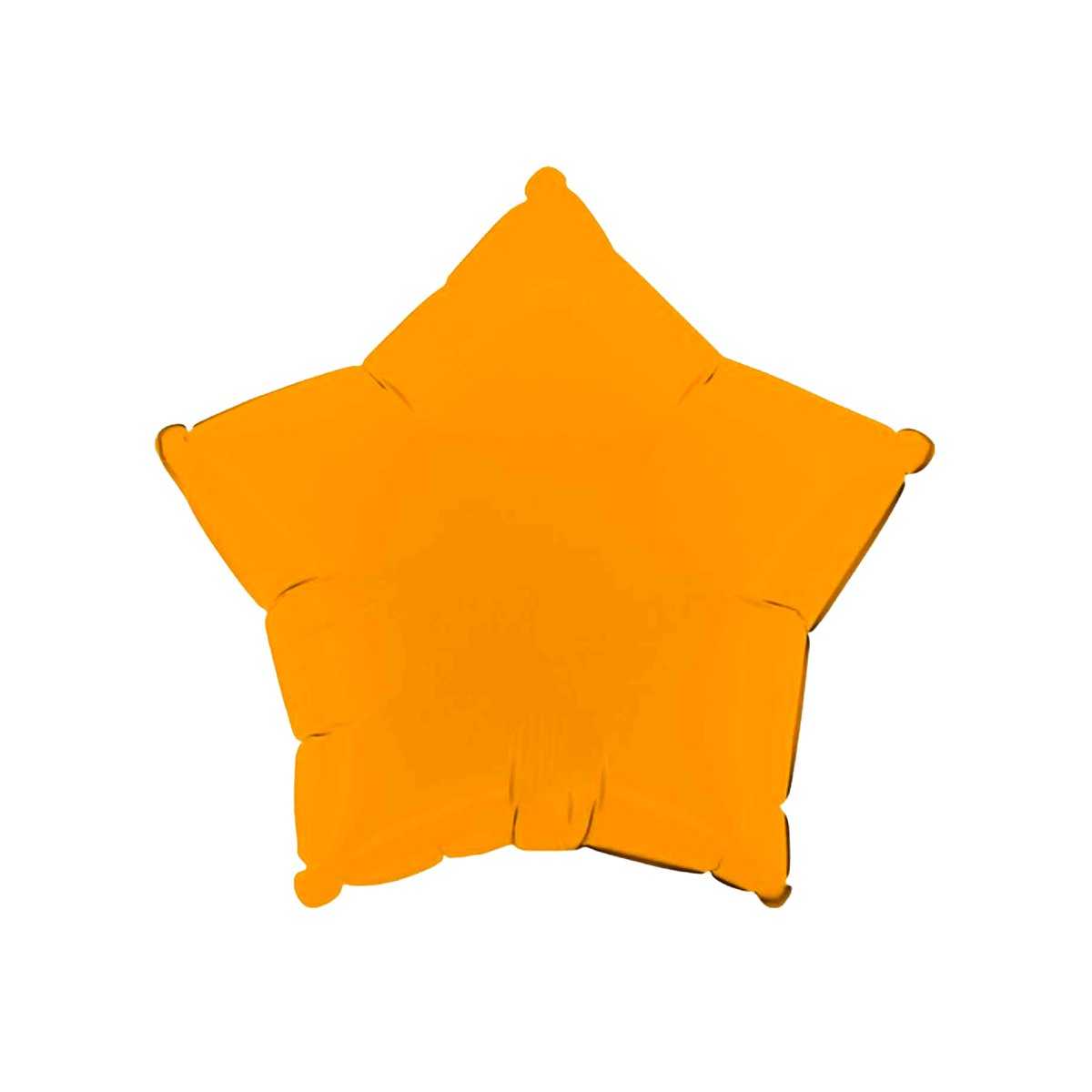 Matte Mustard Star Balloon 46 cm - Confetti Party Store Balloons Limassol