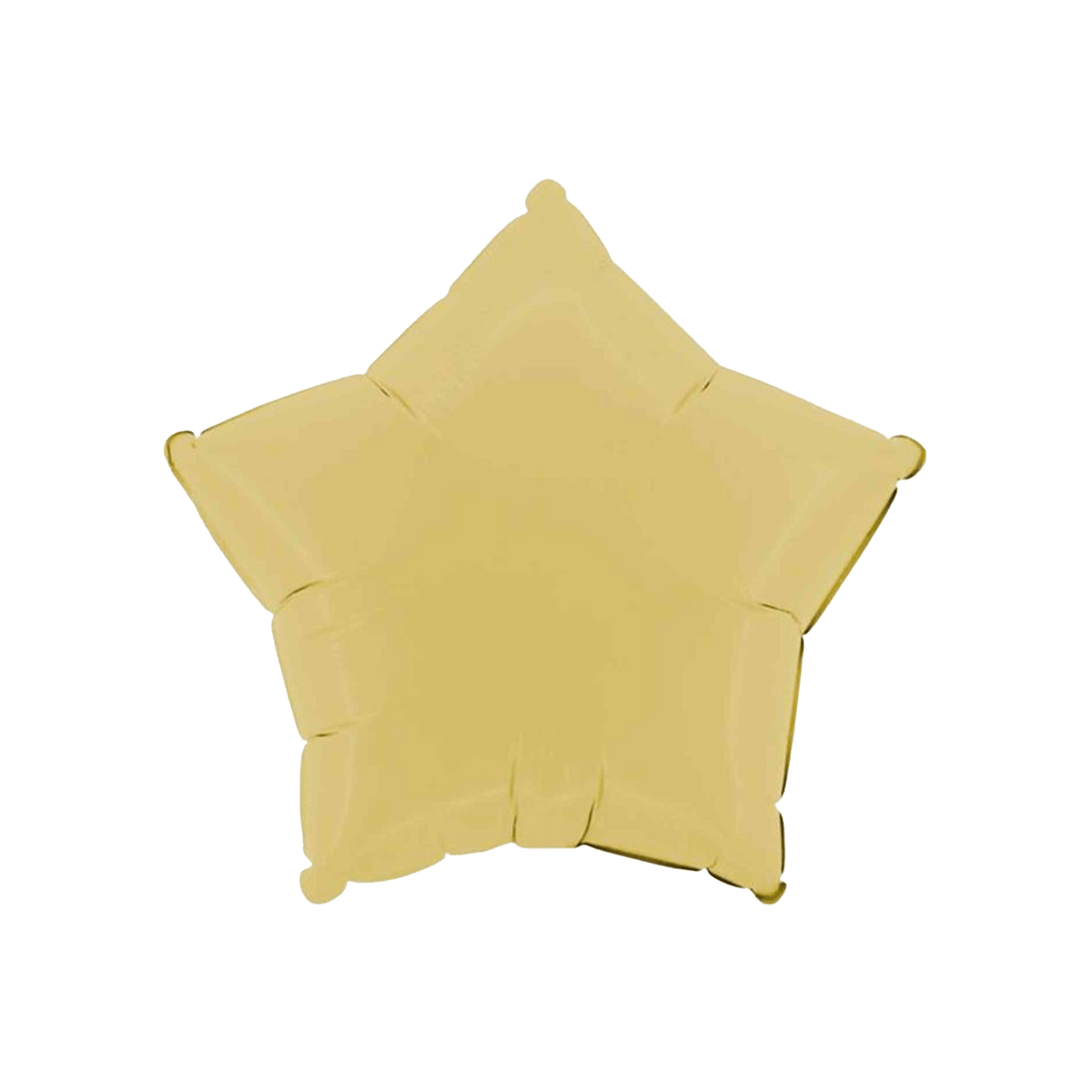 Matte Yellow Star Balloon 46 cm - Confetti Party Store Balloons Limassol