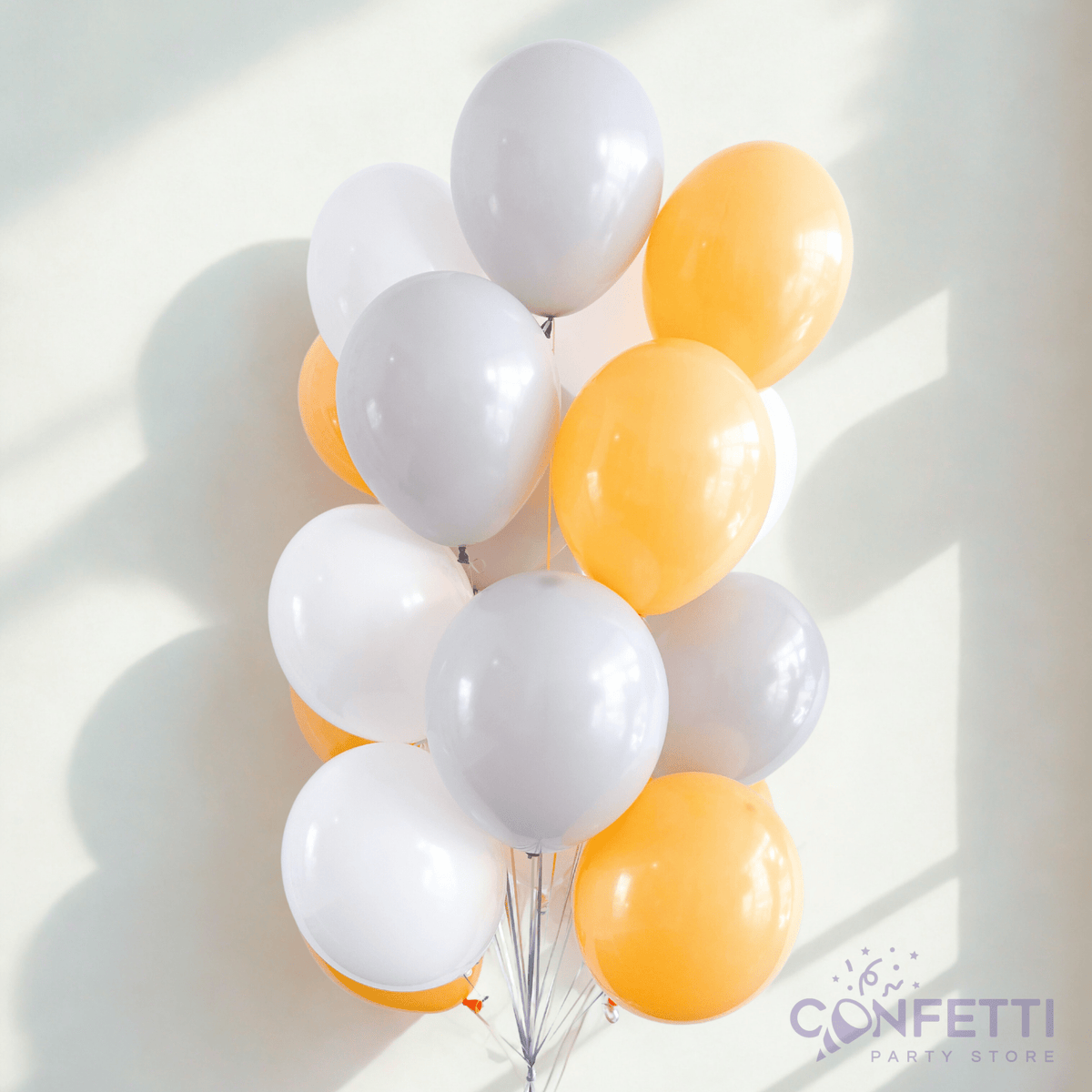 Morning Sunshine Helium Latex Balloon Bouquet - Confetti Party Store Balloons Limassol