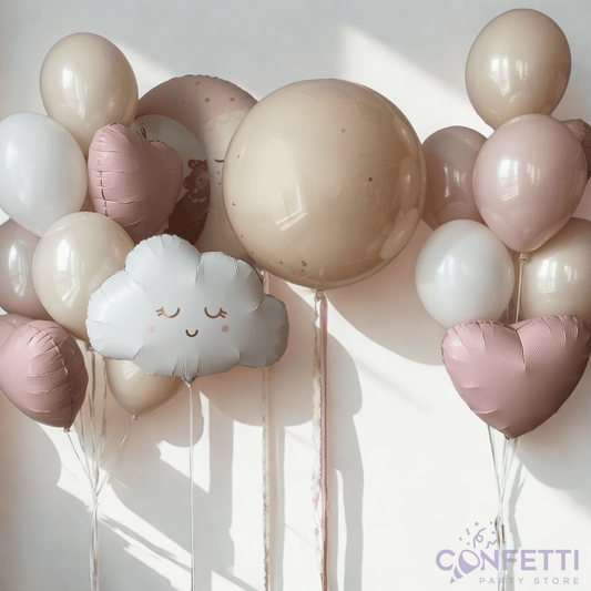 Sweet Dreams Baby Girl Balloon Set - Confetti Party Store Balloons Limassol