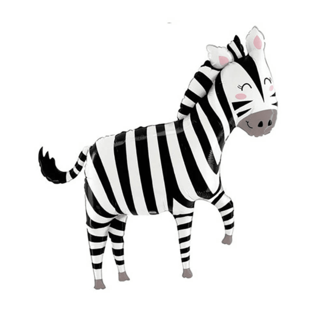 Zebra Foil Balloon 90 cm - Confetti Party Store Balloons Limassol