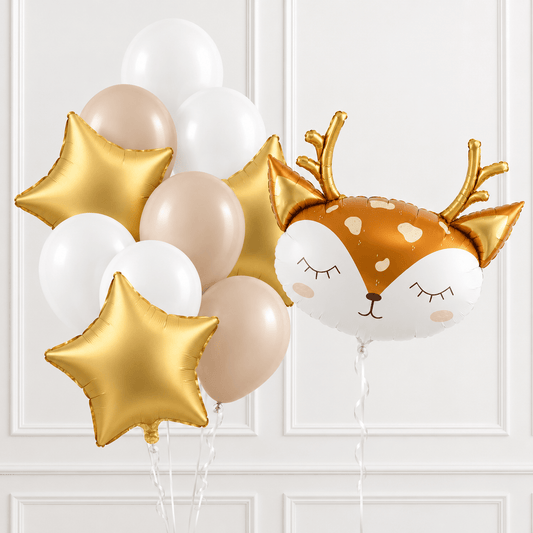 Woodland Deer Helium Balloon Set - Confetti Party Store Balloons Limassol