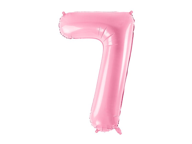 Number 7 Foil Balloon Pink 86cm - Confetti Party Store Balloons Limassol