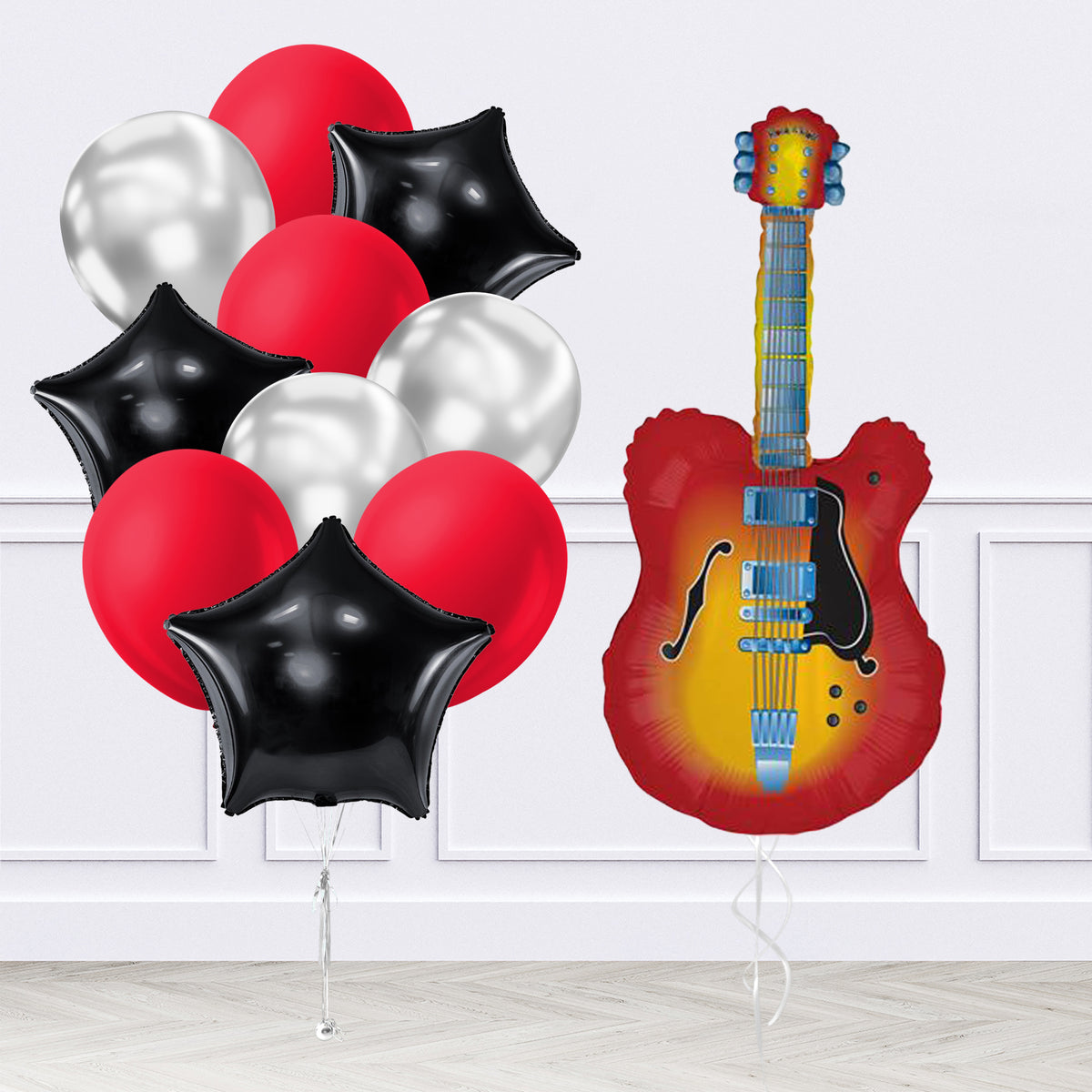 Music Party Inflated Balloon Package