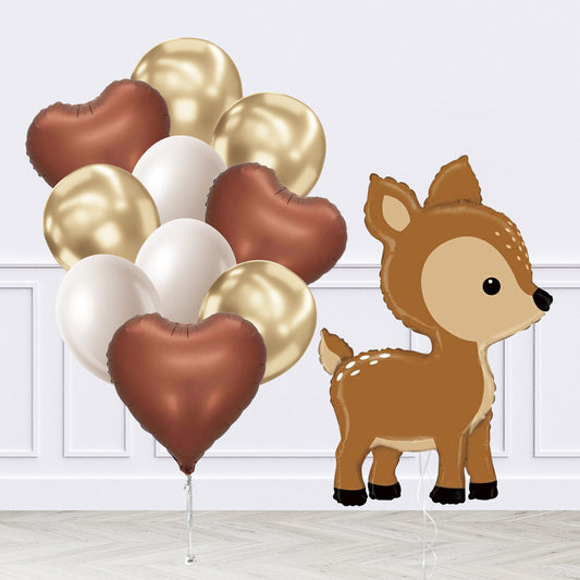Woodland Deer Inflated Balloon Package