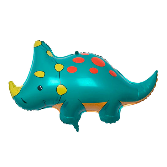 Triceratops dinosaur foil balloon 91cm - Confetti Party Store Balloons Limassol