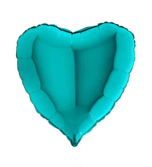 Heart Tiffany Foil Balloon 46cm - Confetti Party Store Balloons Limassol