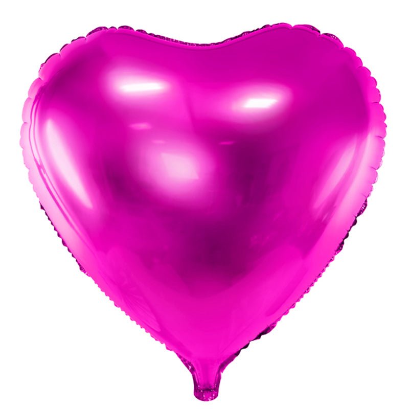 Heart Foil Balloon Pink 46cm - Confetti Party Store Balloons Limassol
